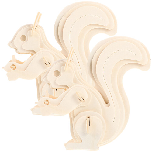 8St 3D Dierenpuzzels DIY Kinderspeelgoed Cognitief 1