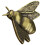 5 messing bienenfigurine vintage teehaustier 3