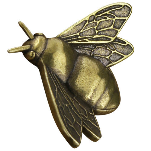 5 messing bienenfigurine vintage teehaustier 2