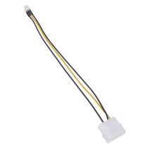 3St 4-Pin Auf 3-Pin Pc Gehäuselüfter Verteiler Kabel