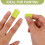 1 Set Kinder Fingerfarben Schwammset: , Waschbare 6