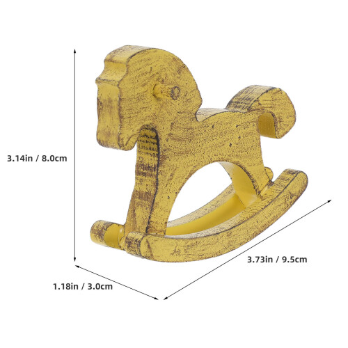 Sculpture Bois Figurine Animal Nostalgique Bureau 2