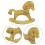Sculpture Bois Figurine Animal Nostalgique Bureau 9