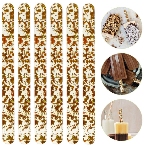 25Pièces Bâtons Pour Glaces DIY En Réutilisables Colorés 2