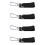 4Ud Resistentes Negras Accesorios Para Ejercicio En Casa 2