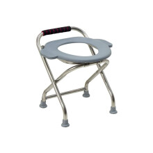Portable Folding Toilet Seat HeavyDuty Stainless Steel Lightweight For Camping Indoor Outdoor Use Compact Durable Design