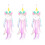 3pcs Decor Dreamcatcher Simple Pendant Pendant Catcher 4