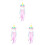 3pcs Decor Dreamcatcher Simple Pendant Pendant Catcher 2