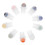 20 Pcs Roller Ball Inserts For Essential Oil Bottles With Jade Stone 3