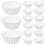 1000Pièces Papiers À Cupcake Blancs Élégants Pour 7