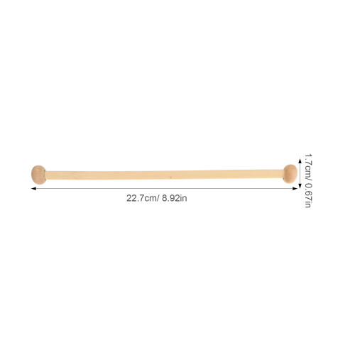 8Pièces Ensemble Beige D'aiguilles En Bois Pour 1