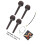 1Ensemble Accessoires Violon En Ébène Kit Complet Coloré Bois Durable 2