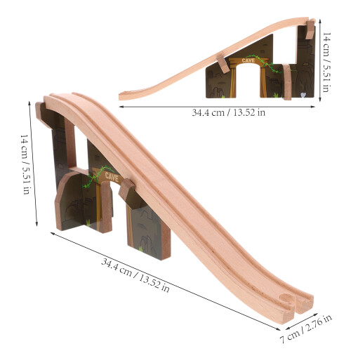 Wood Bridge Toy Track Accessory For Train Road 1
