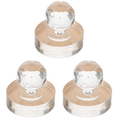 3Pcs Acrylic Eyeshadow Stamper Transparent Makeup Pressing Seal Tool 2