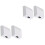 2 Pack Socket Electrical Guard Shield Cover Child Baby White 3