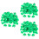 3 Sets Clover Confetti Festive Shamrock Design Green 6