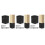 3 Sets Adjustable Metal Fence Post Protector For Wood Mailboxes Fences 3
