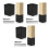 3 Sets Adjustable Metal Fence Post Protector For Wood Mailboxes Fences 6