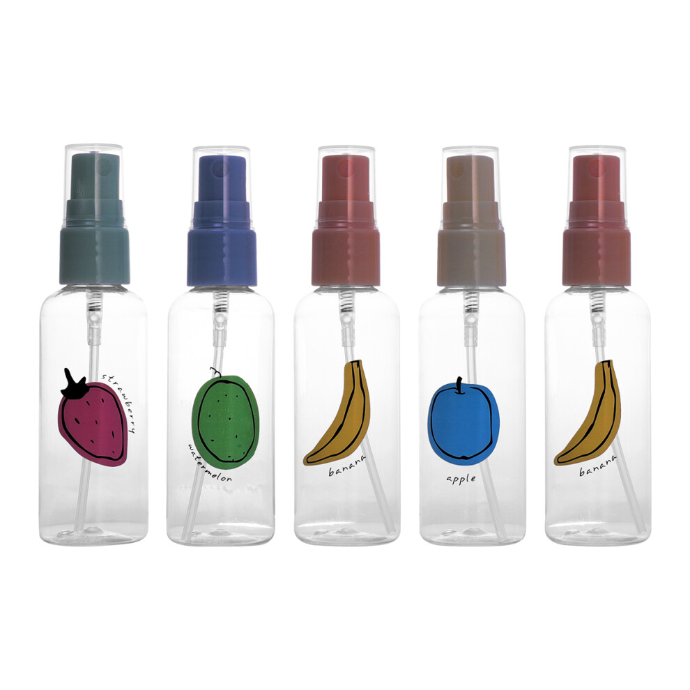Aboofan 10 Pcs Cartoon Print Cosmetic Spray Bottle Subpackaging Random Pattern