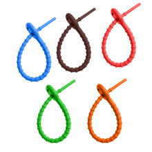 3 Pack Cable Ties Organizer Rolled Straps Reusable Wire Travel