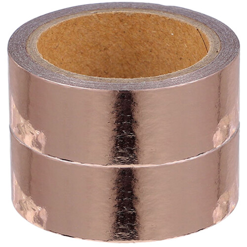 8 Rolls Metallic Adhesive Tape For Diy Decor Multi-Use Washi Tape