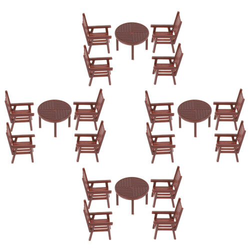 8 Sets Mini Table Chair Set Model For Living Room