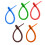 3 Pack Cable Ties Organizer Rolled Straps Reusable Wire Travel 11