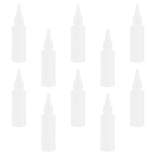75 Pcs 50ml Squeeze Applicator Bottles For Hair Styling And Coloring