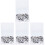 200 Pcs Portable Thumb Tacks Household Decorative Pushpins 4