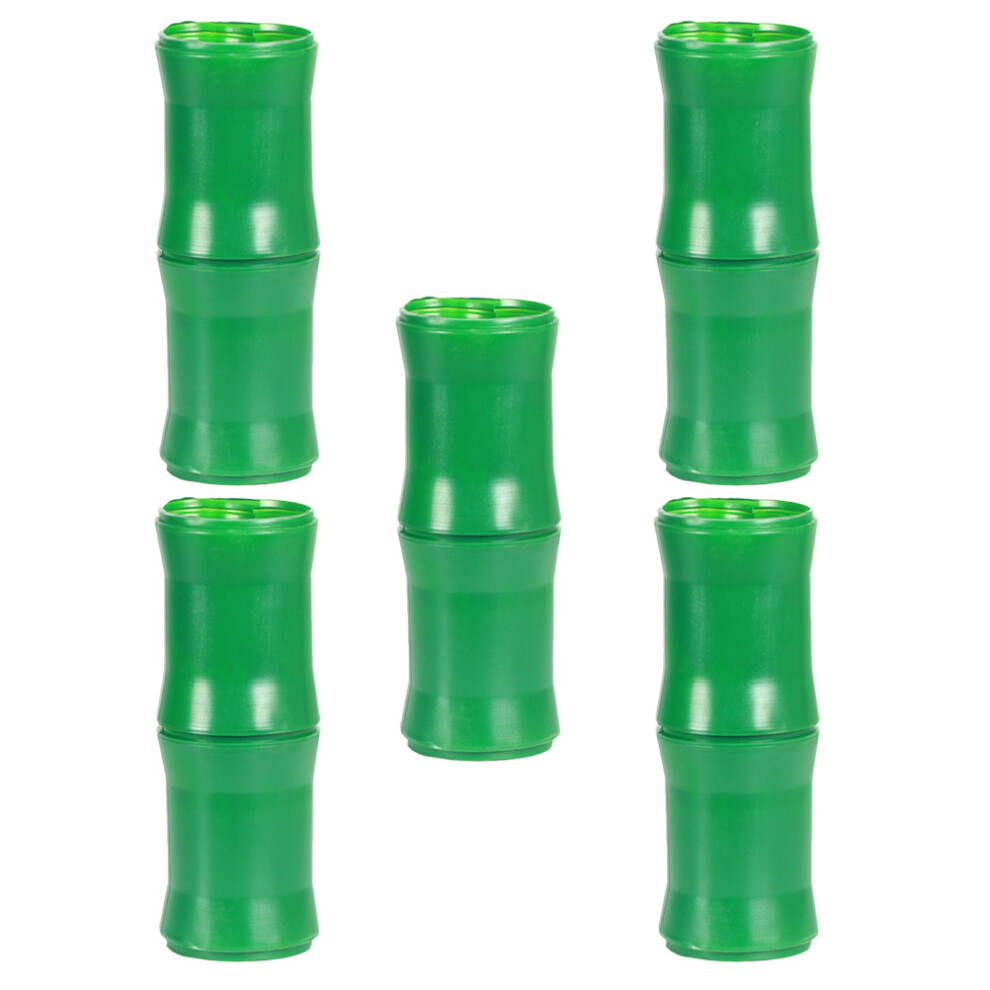 15 Pcs Simulated Bamboo Tubes Pipe Decor Diy Plastic Sewer Ornaments 3583102655677