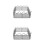 2 Sets Miniature Fence Panel - Plastic Guardrail For Farm Animals 8