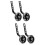 2 Pairs Replacement Training Wheels Versatile Bike Stabilisers 9