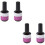 4 Pcs  14ml Uv Primer Base Gel Nail Art Tips Builder Polish Set 6