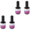 4 Pcs  14ml Uv Primer Base Gel Nail Art Tips Builder Polish Set 3