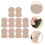 20Pièces Pads Anti-Transpiration Khaki Discrets Usage Domestique 10