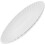 2Pièces Assiettes Céramiques Blanches Rustic Pour Fromage Snacks 1