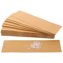 300 Pcs Earring Packaging Card Kraft Paper Three-Dimensional