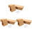 300 Pcs Earring Packaging Card Kraft Paper Three-Dimensional 4