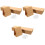 300 Pcs Earring Packaging Card Kraft Paper Three-Dimensional 5