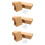 300 Pcs Earring Packaging Card Kraft Paper Three-Dimensional 9