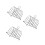 3Pcs Metal Toast Rack For Sliced Bread Kitchen Organizer 2
