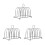 3Pcs Metal Toast Rack For Sliced Bread Kitchen Organizer 7
