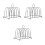 3Pcs Metal Toast Rack For Sliced Bread Kitchen Organizer 8