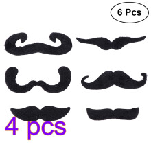 4 Pieces Styling Beard Fake Muntache Decorations For Men Mustache