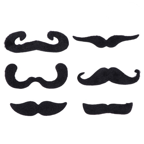 4 Pieces Styling Beard Fake Muntache Decorations For Men Mustache 1