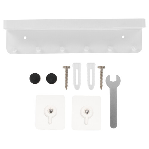 2 Sets Wall-Mounted Hook Rack Umbrella Bracket Simple Metal Stand 1