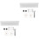 2 Sets Wall-Mounted Hook Rack Umbrella Bracket Simple Metal Stand 4