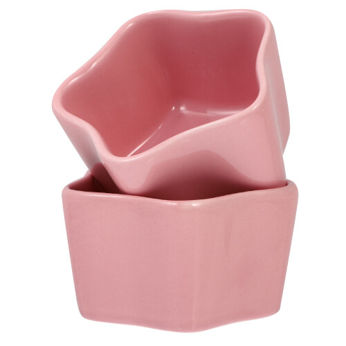 6 Pcs Hamster Ceramic Bowl Pet Mouse Ceramics 1