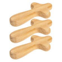 3Pz Croci in Legno Beige Per Decorazione Religiosa E Uso Domestico