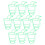 50 Pcs Hanging Net For 100ml Bottle Holder Light Green 2